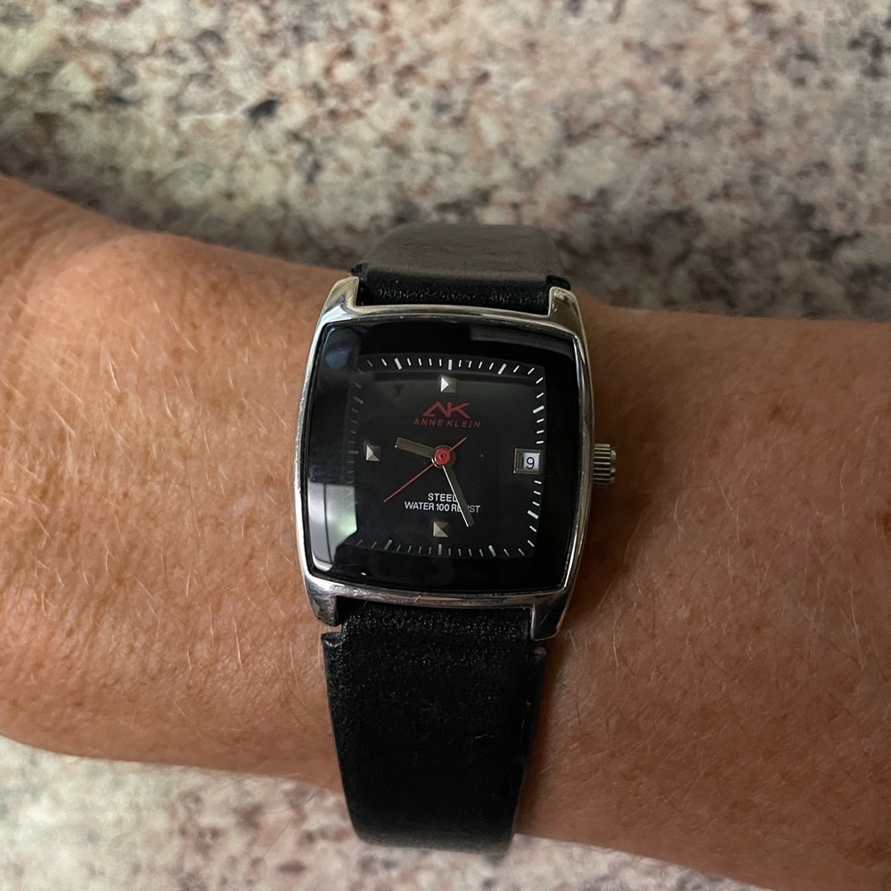 Anne Klein Leather Watch